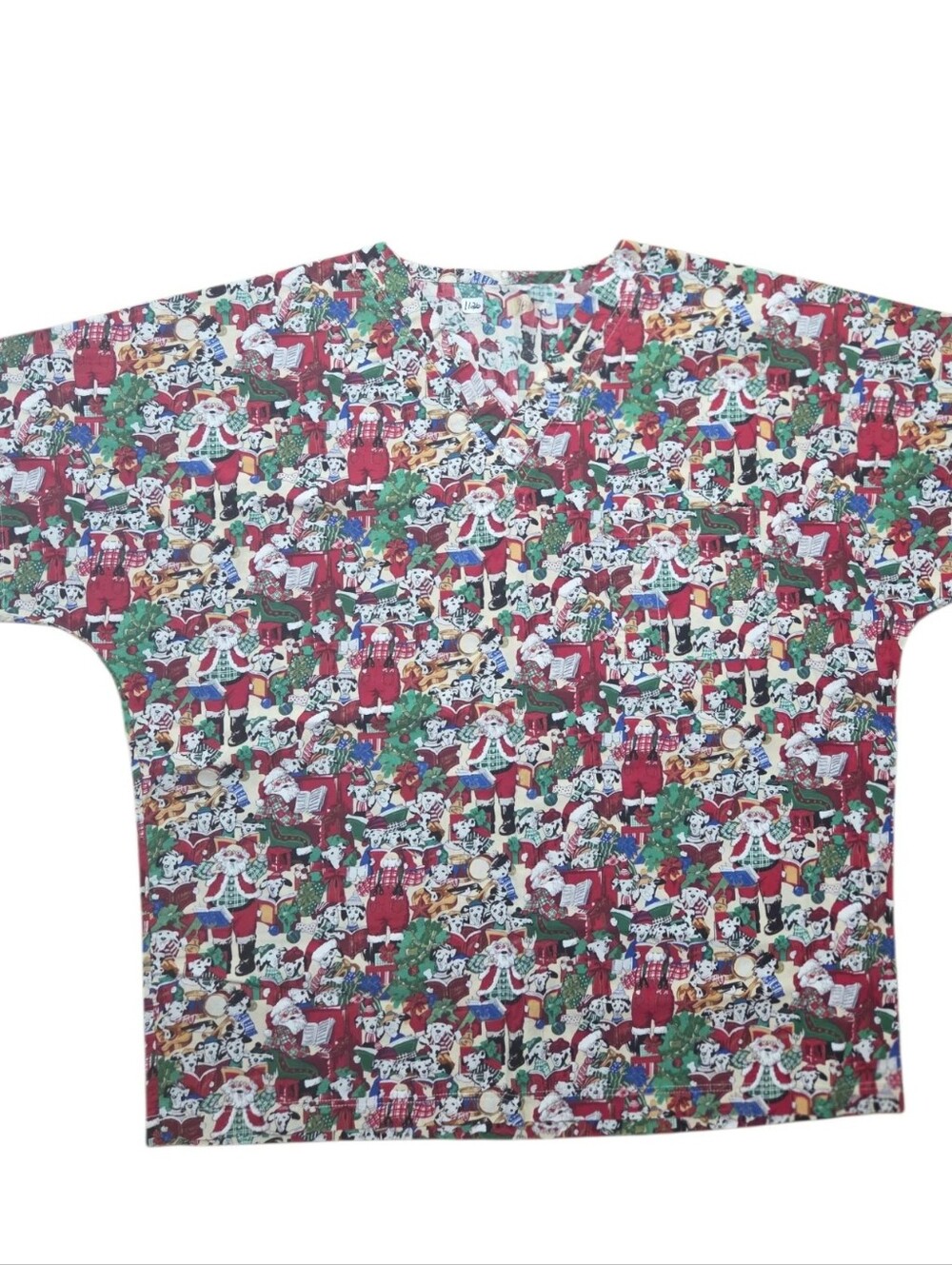 Christmas Scrub Top